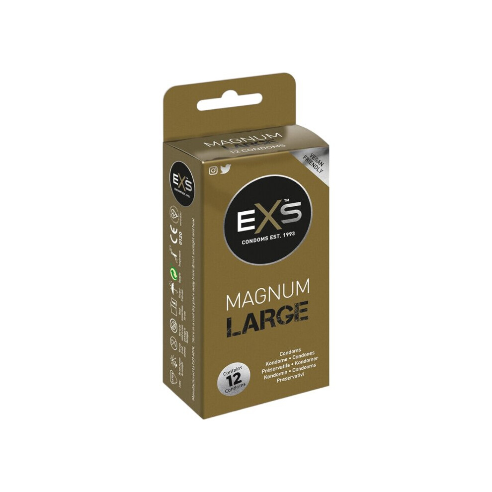 Exs Magnum Large Condoms 12 Pack