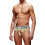 Prowler Lumberbear Blue And Beige Backless Brief Large 1
