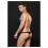 ENVY Envy Microfiber Low Rise Zip Thong Black M/L 2