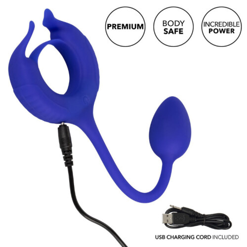 CalExotics Admiral Plug and Weighted Cock Ring 1