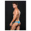 ENVY Envy Microfiber Low Rise Zip Thong Blue S/M 2
