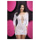 Lapdance Lace off the Shoulder Mini Dress White 3
