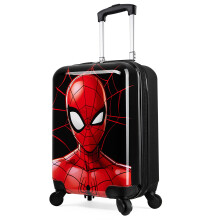 Marvel Carry On Suitcase for Kids Spiderman Cabin Bag with Wheels Lugg