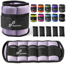 Sportneer Adjustable Ankle Weights 1 Pair 2 4 6 8 10 Lbs Leg Weight St