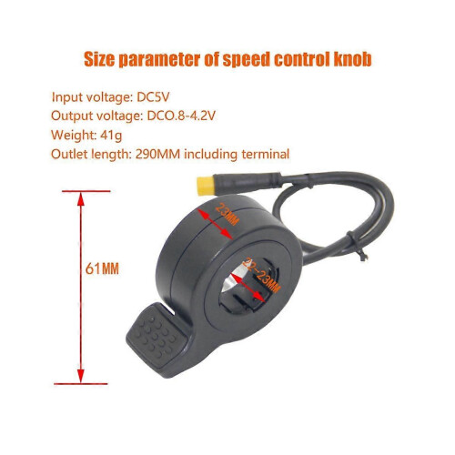 Electric Scooter Speed Dial Throttle Accelerator Compact and Portable Carry Convenient Replacement 1