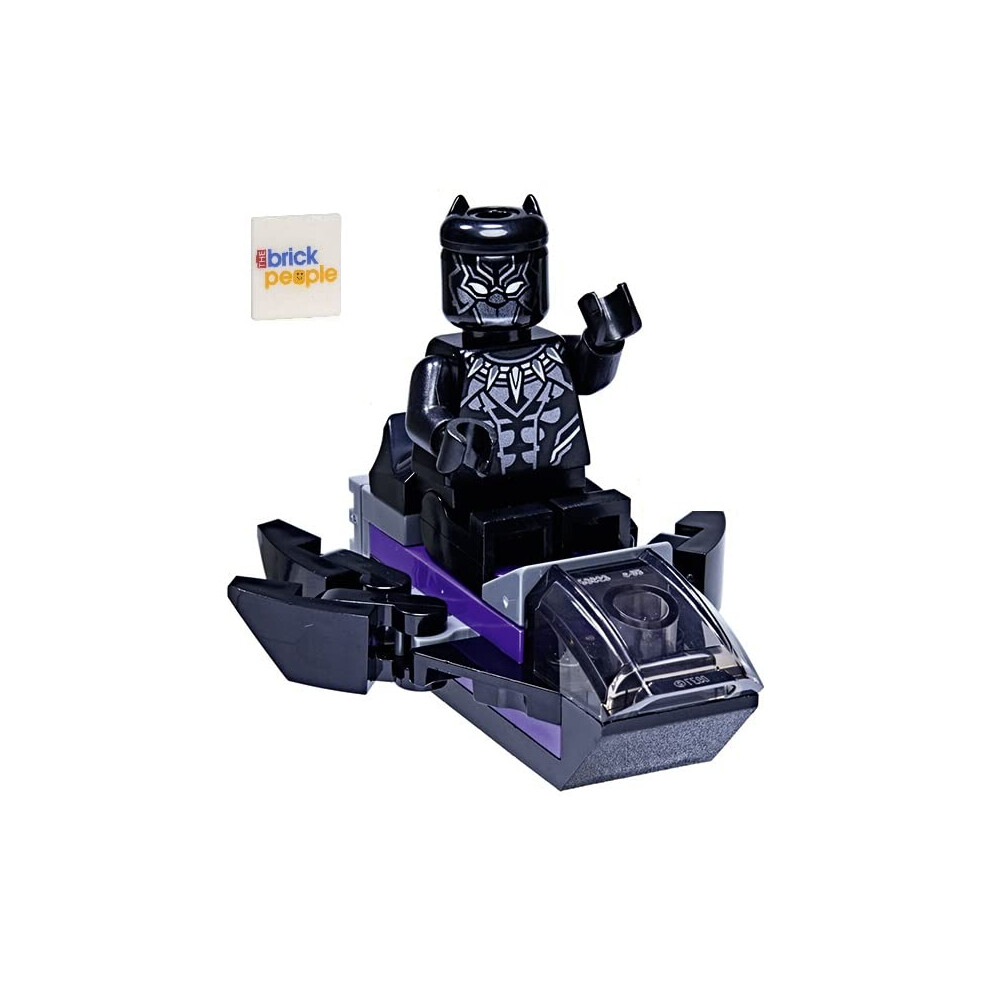 Lego Marvel Superheroes: Panther Minifigure With Royal Talon Fig Black