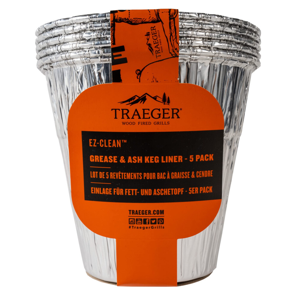 Zdjęcia - Akcesoria do grilla Traeger Grills BAC608 GREASE & AISH BEG KEG LINER GRILL AKCJA 5-pakowy 