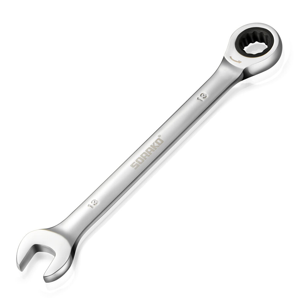 Sorako 13Mm Ratcheting Combination Wrench Chrome Vanadium Steel Gear 666186388822