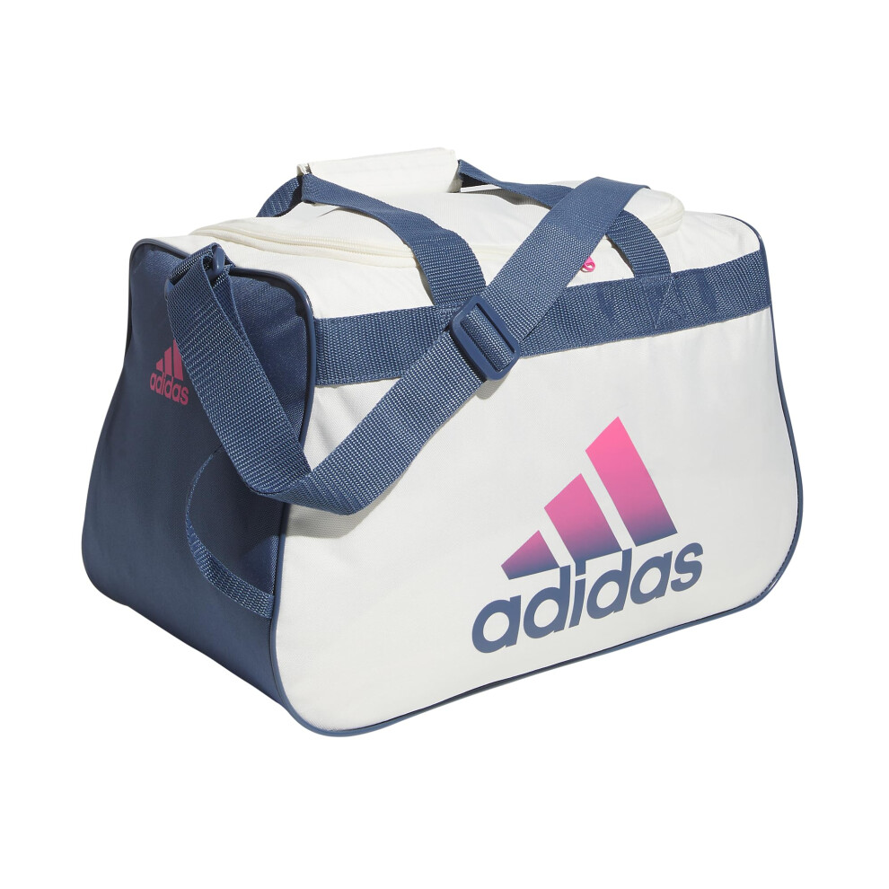 adidas Diablo Small Duffel Bag  Off White/Preloved Ink Blue/Pulse Mage