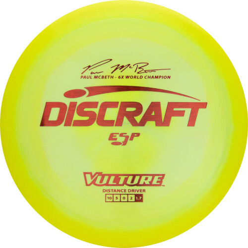 Discraft ESP Vulture Paul McBeth 6X Υπογραφή 173-174 Γραμμάρια Δίσκος Γκολφ