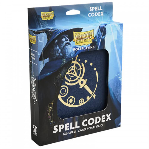 Dragon Shield: Ρόλων Spell Codex: Μεσονύκτιο Μπλε - Συμβατό με Επίσημες Κάρτες Ξόρκων DND 2