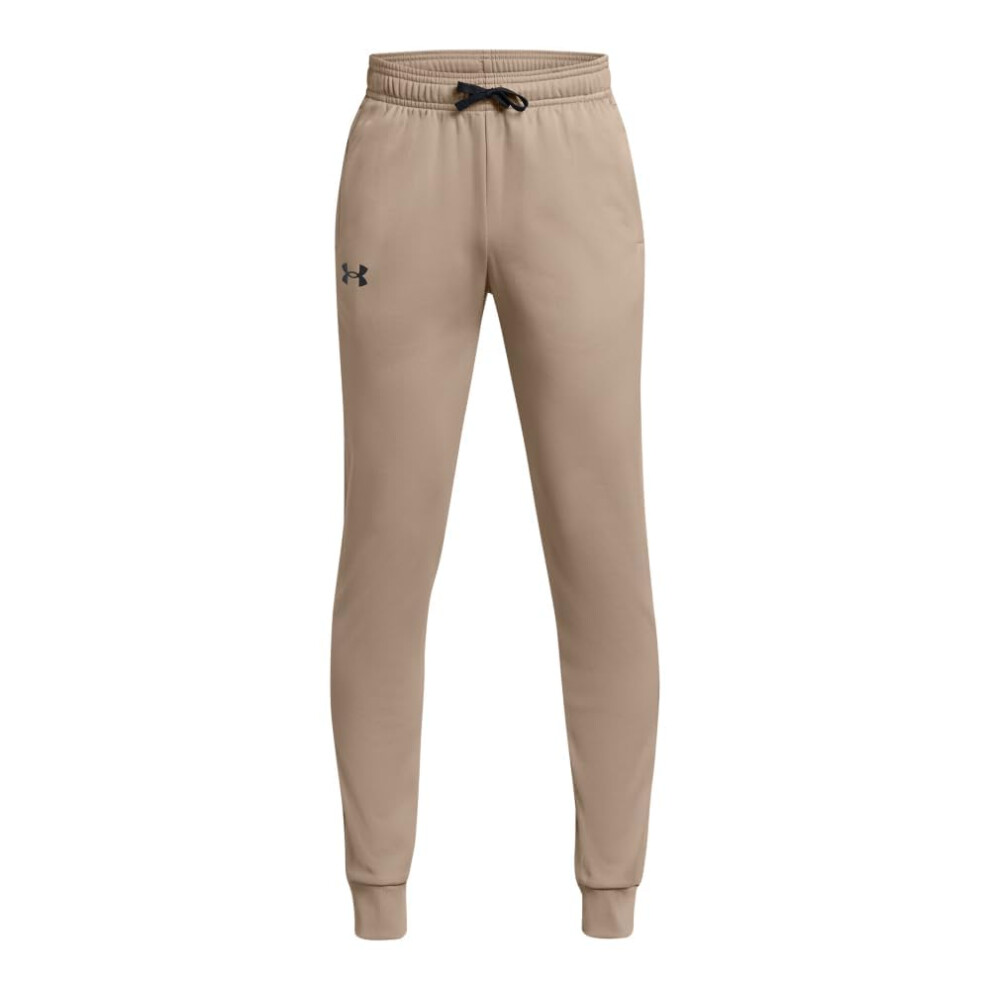 Under Armour Boys Brawler 2.0 Tapered Pants  203 Timberwolf Taupe / / Black  Large