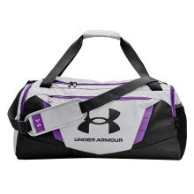 Under Armour Unisex-Adult Undeniable 5.0 Duffle, (014) Halo Gray/Provence Purple/Castlerock, Medium