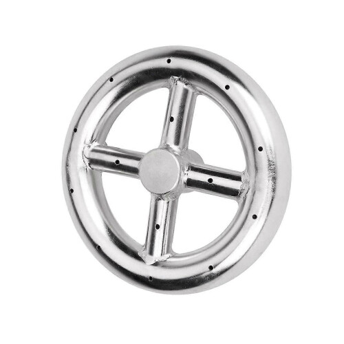 6 Inch Round Fire Pit Burner Ring for Natural Gas & Propane Fire Pit Fireplace Fire Pit Burner for 2