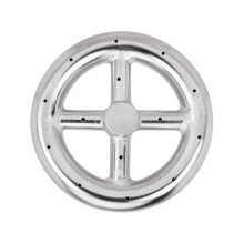 6 Inch Round Fire Pit Burner Ring for Natural Gas & Propane Fire Pit Fireplace Fire Pit Burner for