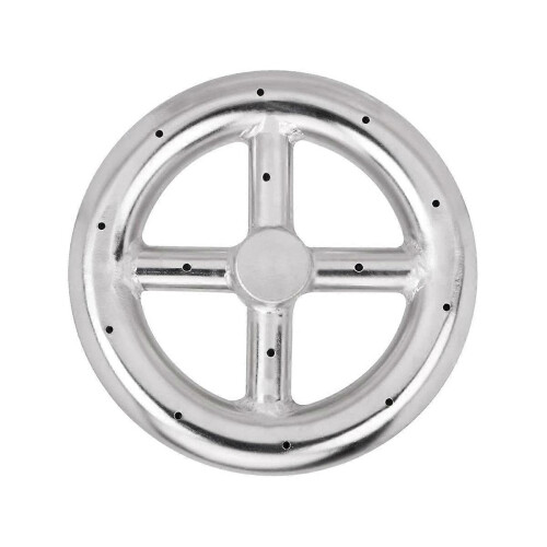 6 Inch Round Fire Pit Burner Ring for Natural Gas & Propane Fire Pit Fireplace Fire Pit Burner for