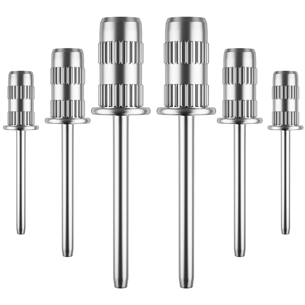 Difenni Nail Drill Bits Sanding Bands For Nail Drill Shaft 3/32 Inch Drill Bits For Nails Mandrel Bit For Nails Nail Drill Bits For Acrylic
