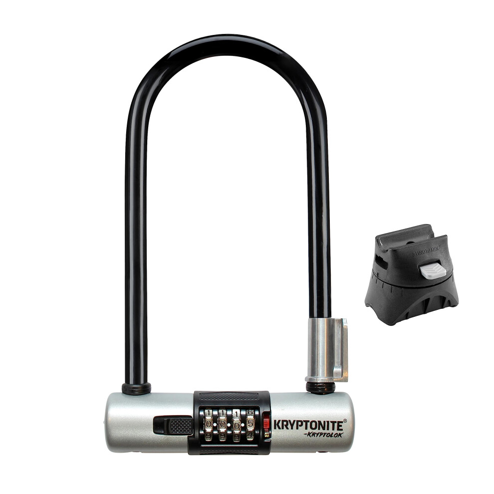 Kryptonite KryptoLok Combo Bike U-Lock Anti-Theft Security 12.7mm St