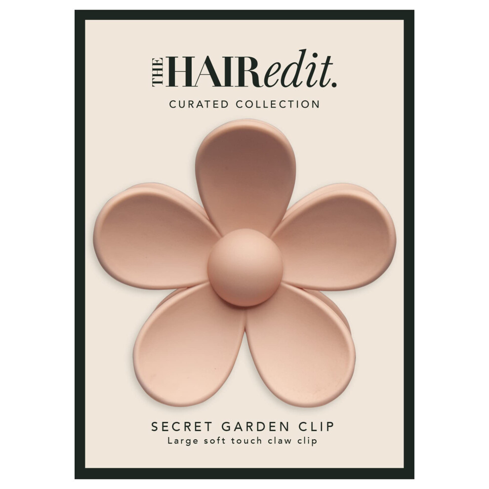 Pince     cheveux Secret Garden de The Hair Edit - Pince     griffes     grande fleur en champagne