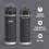 Thermos ICON SERIES BY THERMOS Μπουκάλι Νερού από Ανοξείδωτο Ατσάλι 24 oz, Γρανίτης 2