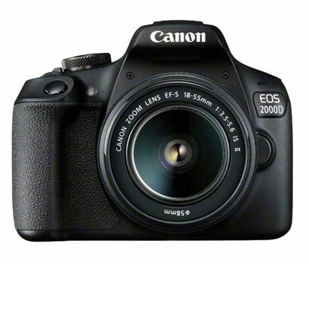 Canon Eos 2000D Kit Ef-S 18-55Mm F3.5-5.6 Is Ii Black