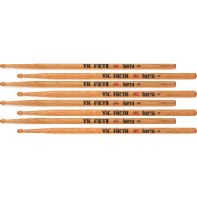 Vic Firth 7AT Terra Wood Drumsticks, 4er-Paar, Vorteilspack