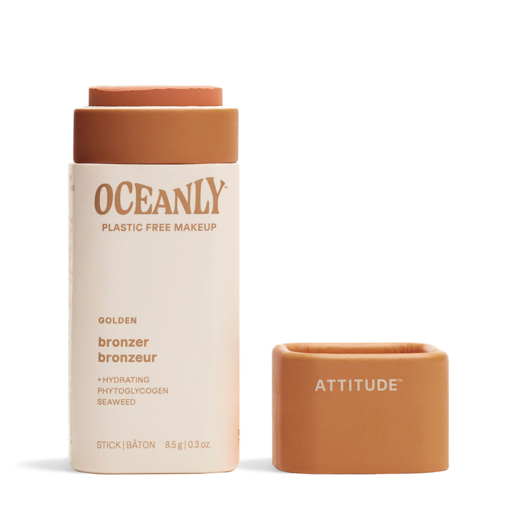 Houding Attitude Oceanly Lightweight Bronzer Stick Titanium Dioxide-Free Ewg