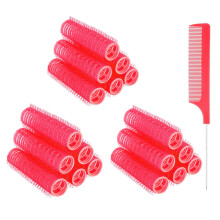 MOODKEY 18PCS Rulos de Pelo Pequeños Sin Calor para Estilo de Salón