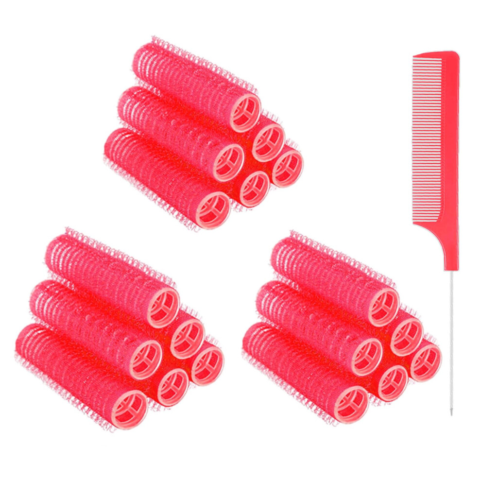 Stemmingskeuze Moodkey 18Pcs Self Grip Small Hair Curlers Heatless Roller Hair Curlers Pro Salon Hairdressing Curler Diy Curly Hairstyle Hair R