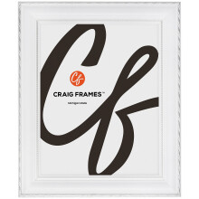 Craig Frames Victoria 17x23 Picture Frame Ornate White and Silver