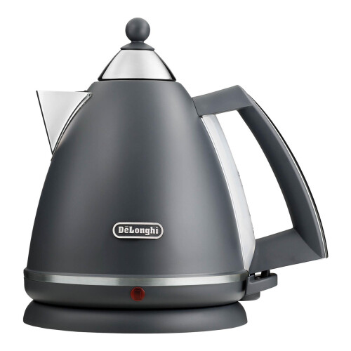 De'Longhi Delonghi Argento 1.7L Kettle & 4 Slice Toaster Set, Grey 2