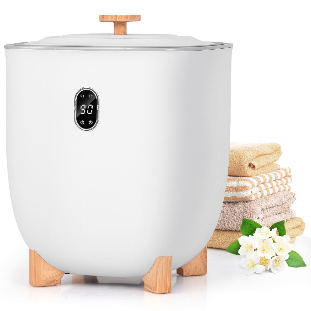 25L Towel Warmer Bucket Electric Hot Towel Bucket Blanket Heater-White
