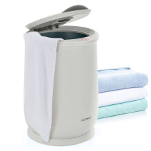 Bathroom Towel Warmer Bucket Portable Spa Hot Towel Heater-Grey