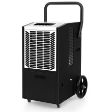 66L Commercial Dehumidifier Industrial Crawl Space Dehumidifier -White