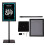 Casart A3 Information Stand Height Adjustable Poster Stand Customer Stopper 6