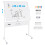Casart Mobile Whiteboard 120 x 90 CM Double-Sided Dry Erase Board-White 1