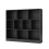 Casart 10-Cube Bookshelf 3-Tier Freestanding Storage Organizer-Black 1