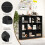 Casart 10-Cube Bookshelf 3-Tier Freestanding Storage Organizer-Black 5
