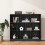 Casart 10-Cube Bookshelf 3-Tier Freestanding Storage Organizer-Black 6