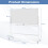 Casart Rolling Whiteboard on Wheels Double-Sided Magnetic Whiteboard 180x90CM 3