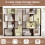 Casart Open-back Geometric Bookshelf Home 6-Cube Large Bookcase-Cafe 7