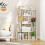 Casart Open-back Geometric Bookshelf Home 6-Cube Large Bookcase-White 3