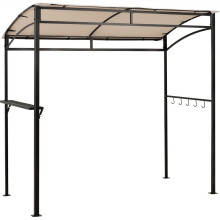 7ft Grill Gazebo Patio Barbecue Canopy Shelter Soft Top Storage Hooks