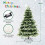 Casart 6FT Pre-Lit Artificial Christmas Tree Hinged XmasTree with 350 LED Lights 2