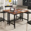 Casart Mobile Computer Desk 120cm Home Office Desk w/ Storage Bag-Brown 6