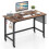 Casart Mobile Computer Desk 120cm Home Office Desk w/ Storage Bag-Brown 1