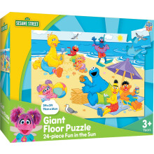 Masterpieces Sesame Street - Fun in The Sun 24-pc gulvpuslespil