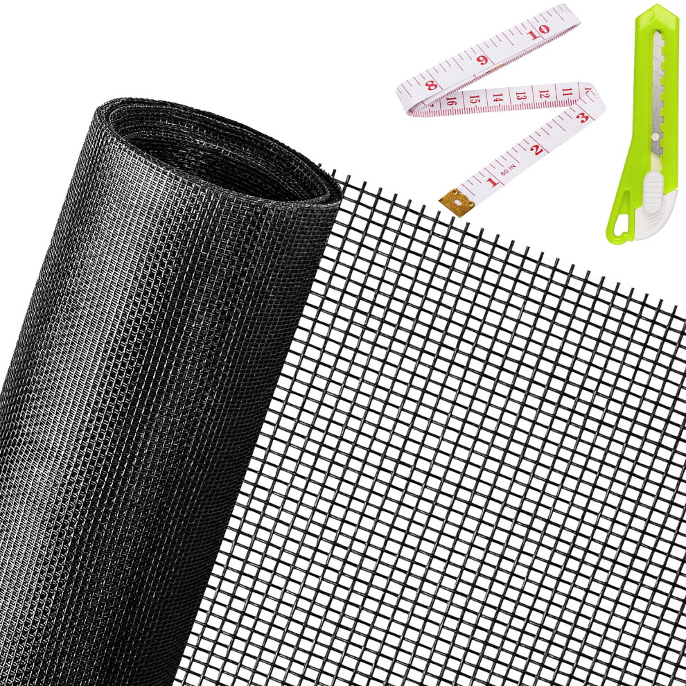 Moustiquaire de remplacement pour fen   tre 59 x 106 pouces, maille durable pour fen   tre