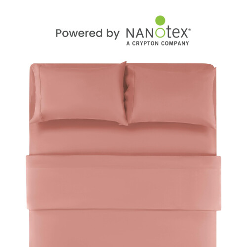 SLEEP ZONE Nanotex Υπερμαλακές Ψυχρές Κούνιες Σεντόνια 3 Τεμ - Εύκολη Φροντίδα 1