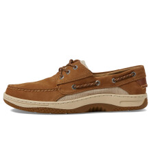 Sperry Men's Billfish 3-Eye Boat Shoe TAN Nubuck 10.5